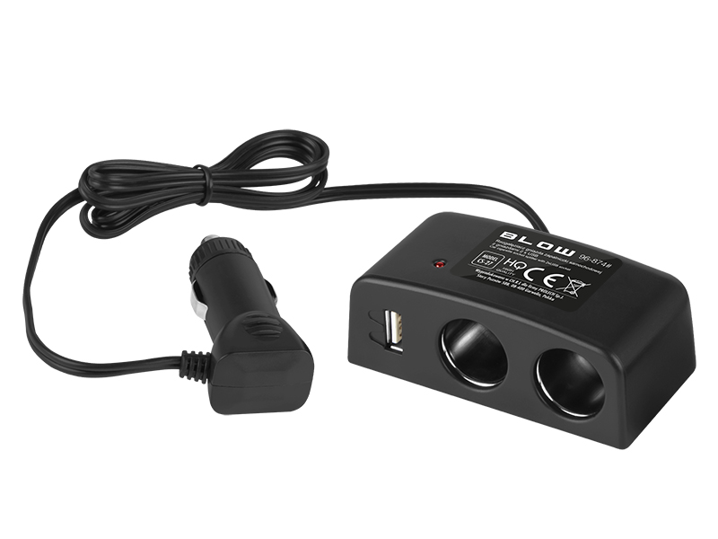 96-874#--- Wysoka jakość wykonania- Możliwość podłączenia kilku urządzeń jednocześnie&amp;nbsp;- Maksymalny prąd wyjściowy do 10A (łącznie z wszystkich gniazd)- Kompatybilne z instalacjami samochodowymi 12V oraz 24V- Gruby odporny przew&amp;oacute;d- 