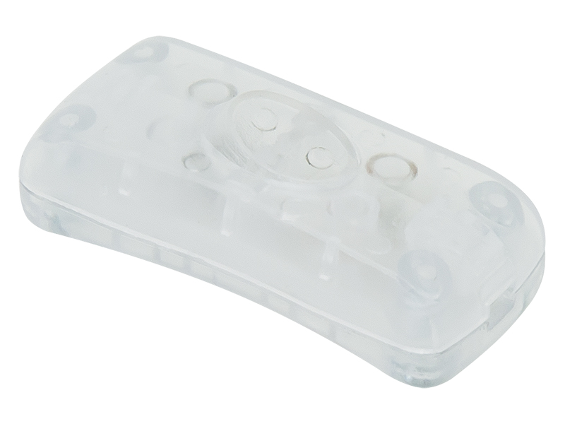 97-025#--Przezroczysty przełącznik przelotowy PP15 przeznaczony do montażu w instalacjach 230V takich jak lampka nocna itp.- Typ: przełącznik przelotowy- Model: PP15- Napięcie: 230V- Kolor: przezroczystyWymiary:- Szerokość: 26 mm- Wysokość: 59 mm- Głębokość: 