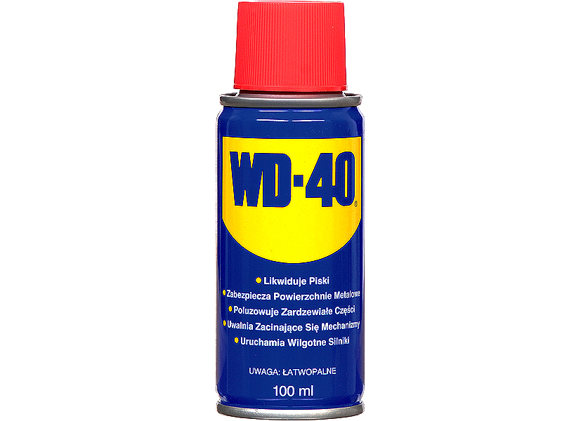 9713#               --WD-40 PREPARAT WIELOFUNKCYJNYNajpopularniejszy na świecie i w Polsce preparat wielofunkcyjny. Sześciokrotnie bardziej rozpoznawalny, niż inne tego typu preparaty na rynku. Posiada doskonałe właściwości smarujące, czyszczące i ochronne. Czyści i konse