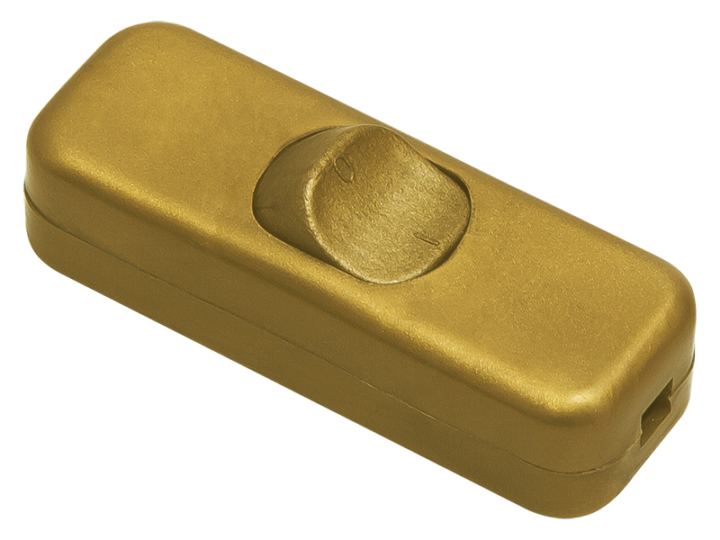9735#               --9735#                Przełącznik przelotowy duży złoty 3a250v