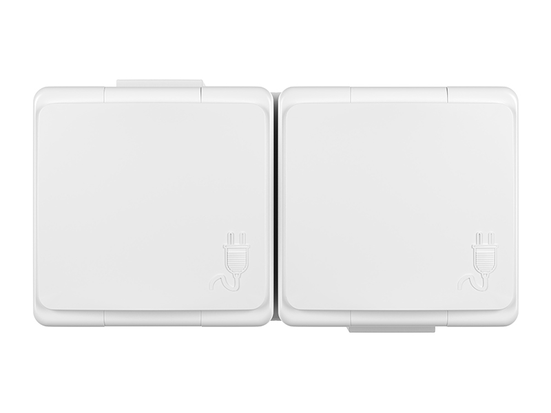 98-360#--Specyfikacja:- Model: NT-6S- Typ: gniazdo- Ilość gniazd: 2- Typ gniazda: hermetyczne z uziemieniem- Przeznaczenie: do użytku wewnętrznego- Napięcie maksymalne: 250V- Prąd: 16A- Stopień szczelności IP: 44- Kolor: biały- Certyfikat: CE