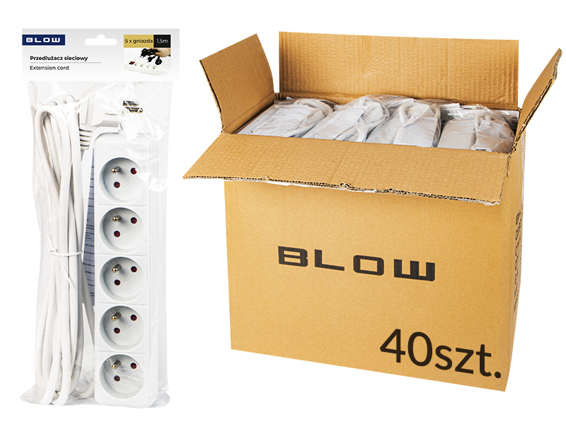 98-517#--Przedłużacz sieciowy PR-570P z kątowym wtykiem sieciowym oraz 5 gniazdami z uziemieniem.- Model: PR-570P- Żyły: 3 x 1,5mm- Długość całkowita: 1,5m&amp;nbsp;- Długość przewodu: 1,3m- Wtyk: sieciowy, kątowy- Ilość gniazd: 5- Uziemienie: tak- Kolor 