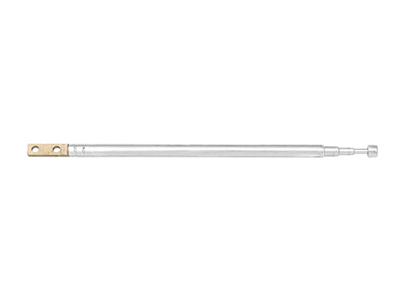 9980#--Antena teleskopowa TL5-109- Długość w stanie spoczynku: 10,5cm- Długość po rozłożeniu: 33,8cm- Ilość segment&amp;oacute;w: 4- Średnica końc&amp;oacute;wki: 4,5mm- Wysokość końc&amp;oacute;wki: 4,5mm    