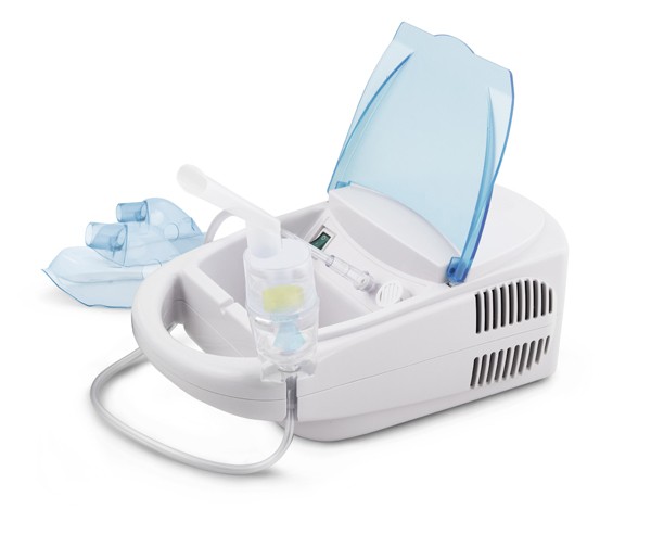 ESP-ECN002--ECN002 Inhalator/nebulizator Zephyr EsperanzaInhalator (nebulizator) kompresorowy Esperanza ZEPHYR to kompaktowe urządzenie medyczne przeznaczone do efektywnego wziewnego dostarczania leku przypisanego przez lekarza. Produkt został zaprojektowany w c