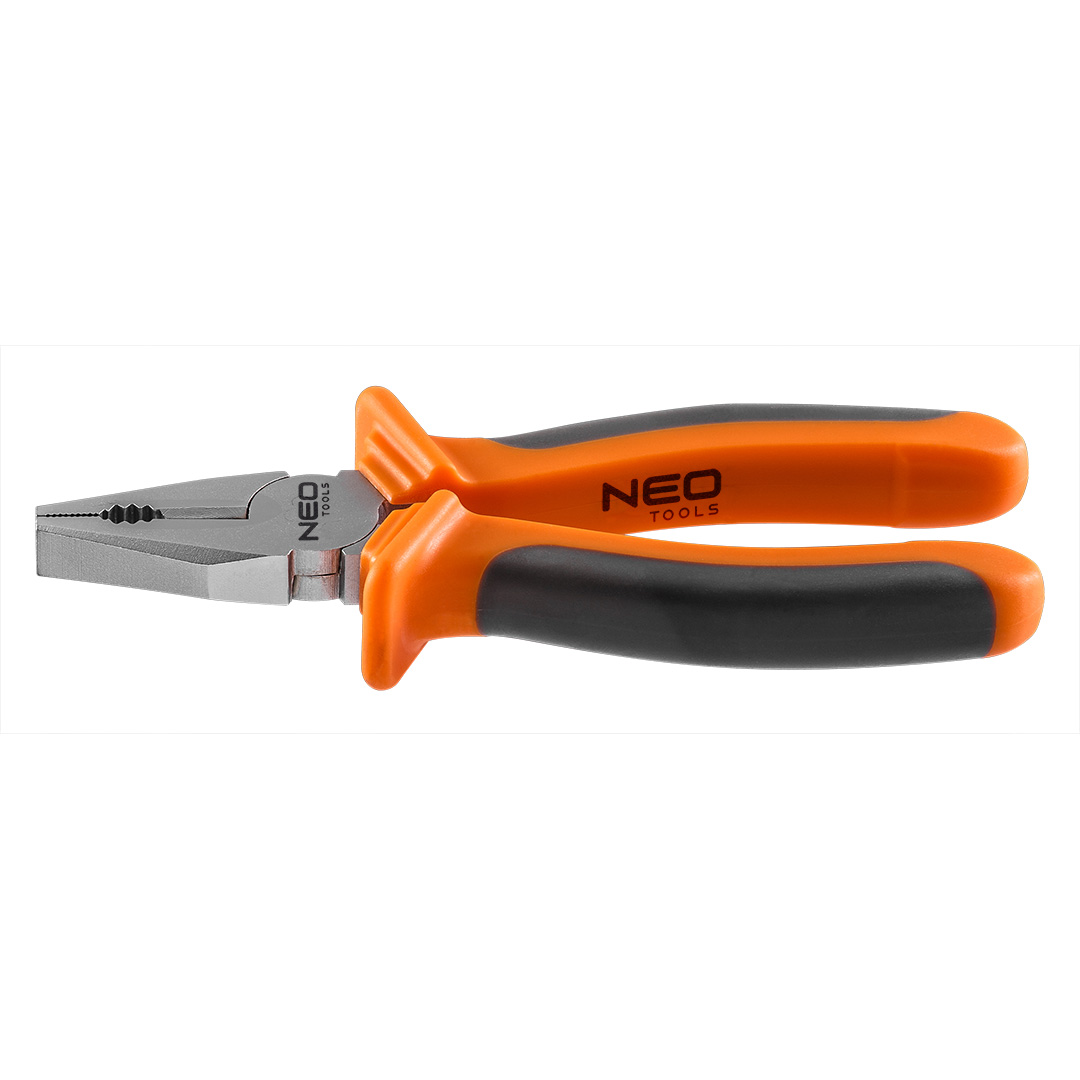 TOP-01-010--Szczypce uniwersalne 160 mm, twardość powierzchni tnących 55-60 HRc, DIN 5746, uchwyt dwumateriałowy, TÜV