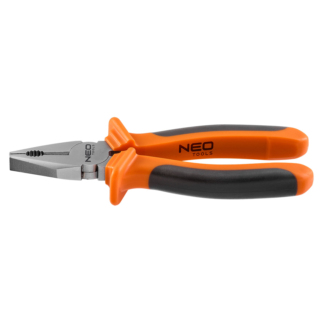 TOP-01-011--Szczypce uniwersalne 180 mm, twardość powierzchni tnących 55-60 HRc, DIN 5746, uchwyt dwumateriałowy, TÜV