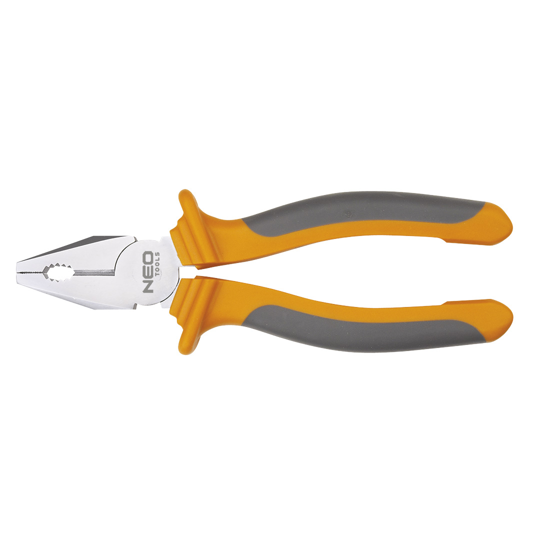 TOP-01-012--Szczypce uniwersalne 200 mm, twardość powierzchni tnących 55-60 HRc, DIN 5746, uchwyt dwumateriałowy, TÜV