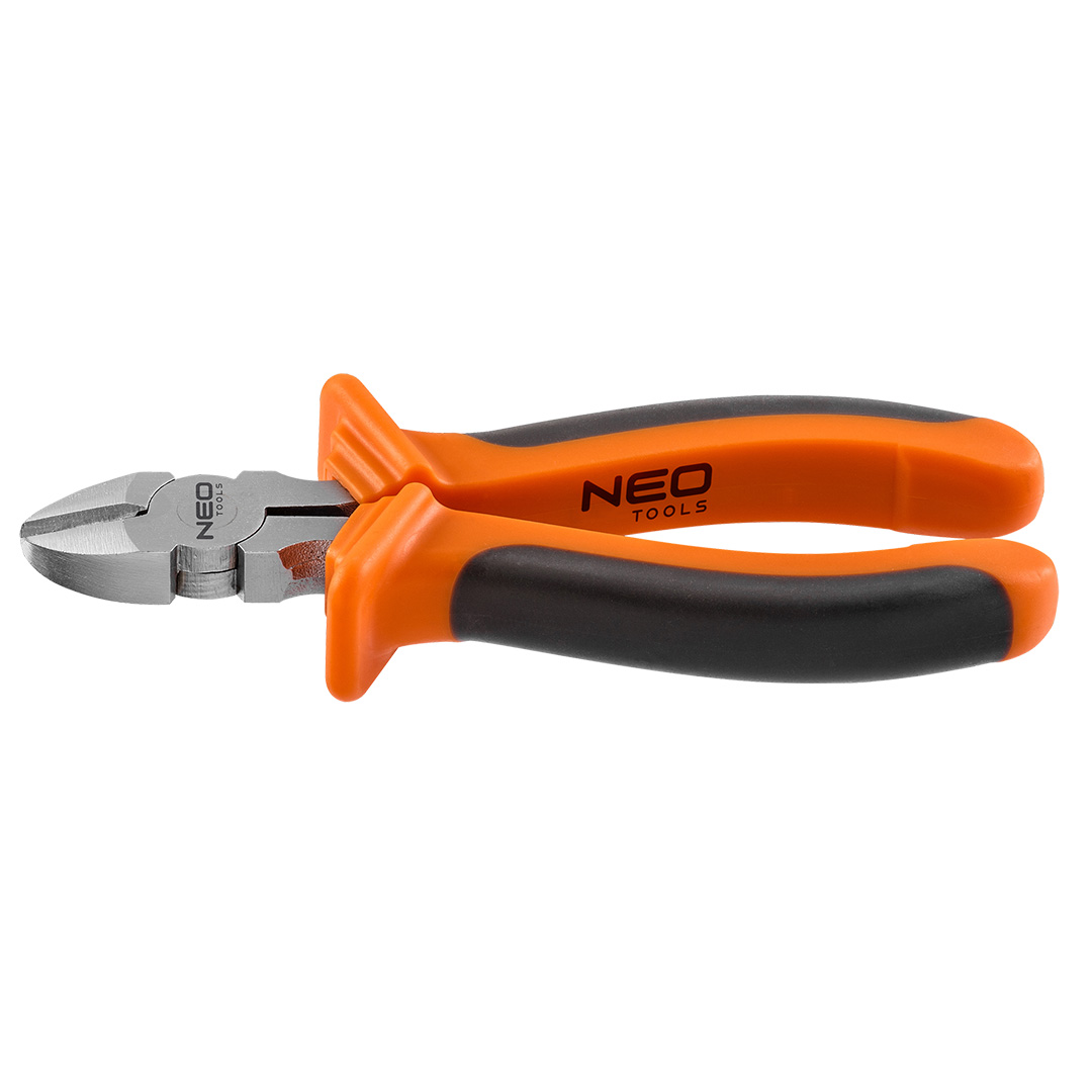 TOP-01-017--Szczypce boczne 160 mm, twardość powierzchni tnących 55-60 HRc, krawędzie cięcia hartowane indukcyjnie, DIN 5749, uchwyt dwumateriałowy, TÜV