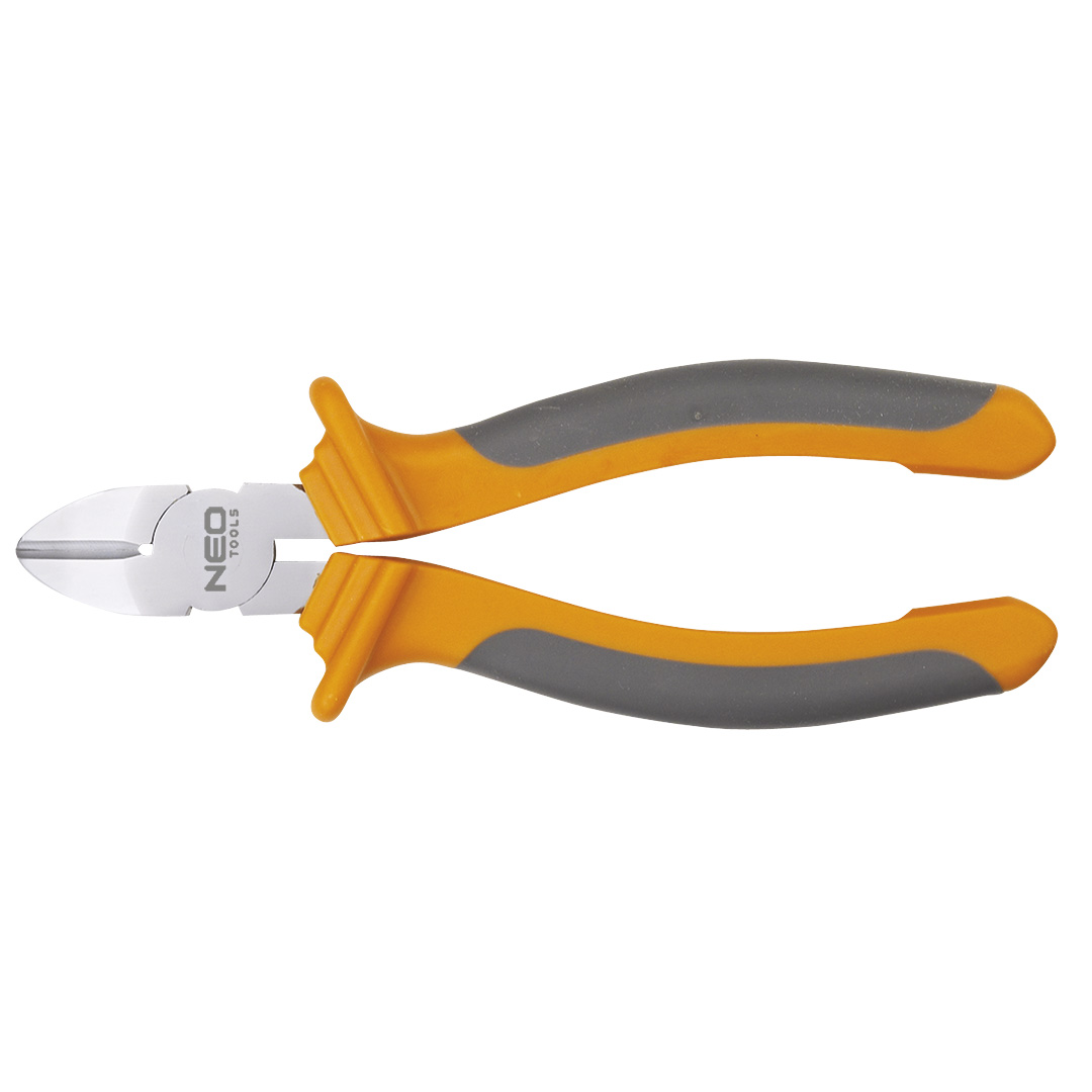 TOP-01-018--Szczypce boczne 180 mm, twardość powierzchni tnących 55-60 HRc, krawędzie cięcia hartowane indukcyjnie, DIN 5749, uchwyt dwumateriałowy, TÜV