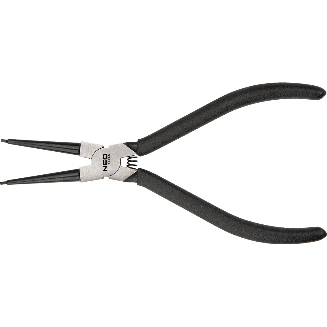 TOP-01-043--Szczypce do pierścieni osadczych 180 mm, wewnętrzne, proste, do pierścieni 19-60 mm, średnica końcówki 1.8 mm, stal CrV, TÜV