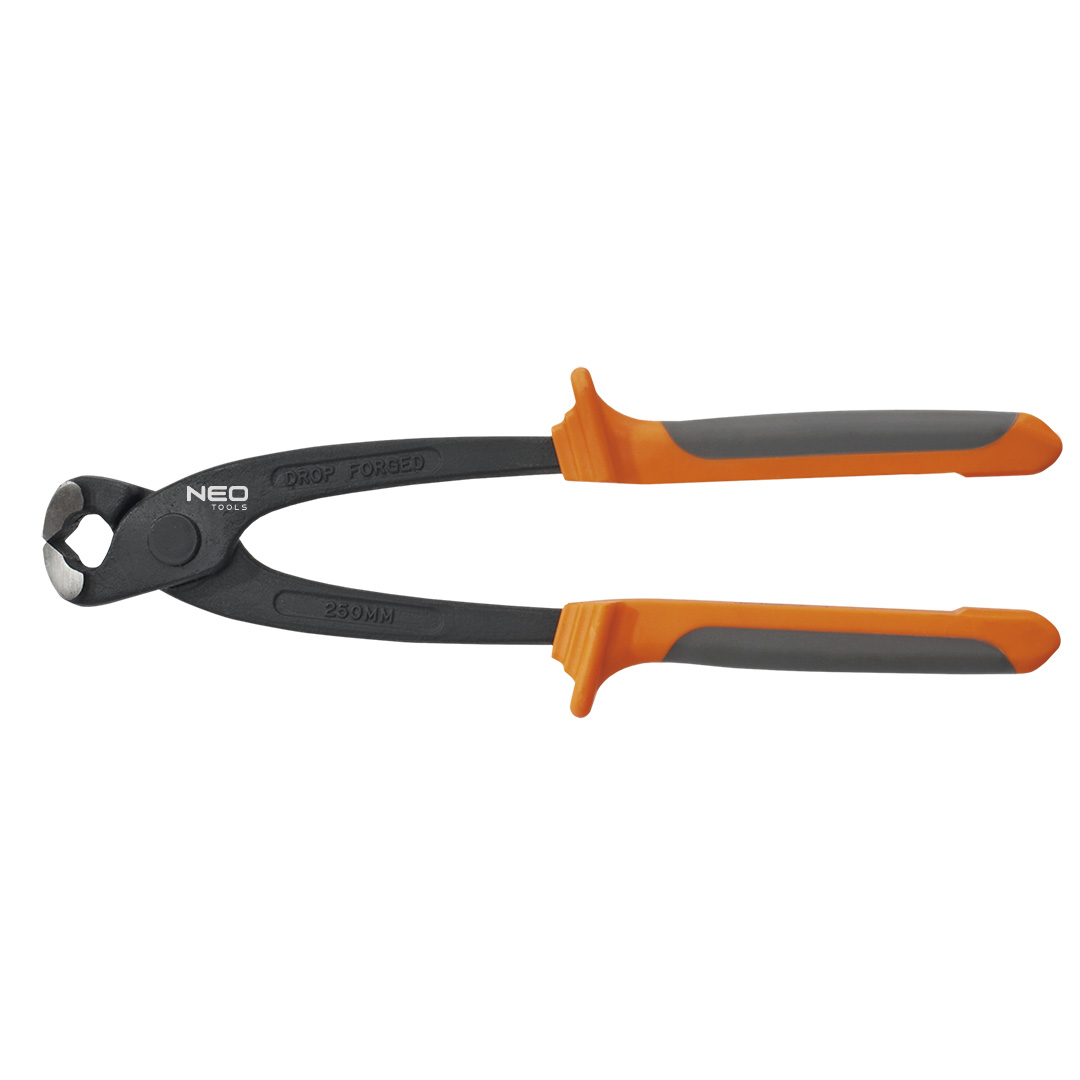 TOP-01-160--Szczypce tynkarskie 250 mm, stal CrV, uchwyt dwumateriałowy, TÜV