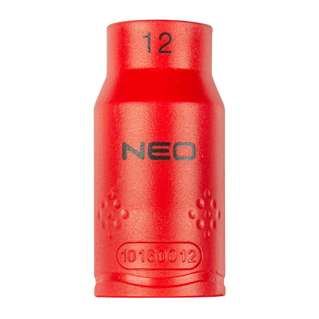 TOP-01-183--Nasadka sześciokątna rozmiar 1/2" 12 mm, certyfikat 1000V, stal CrV