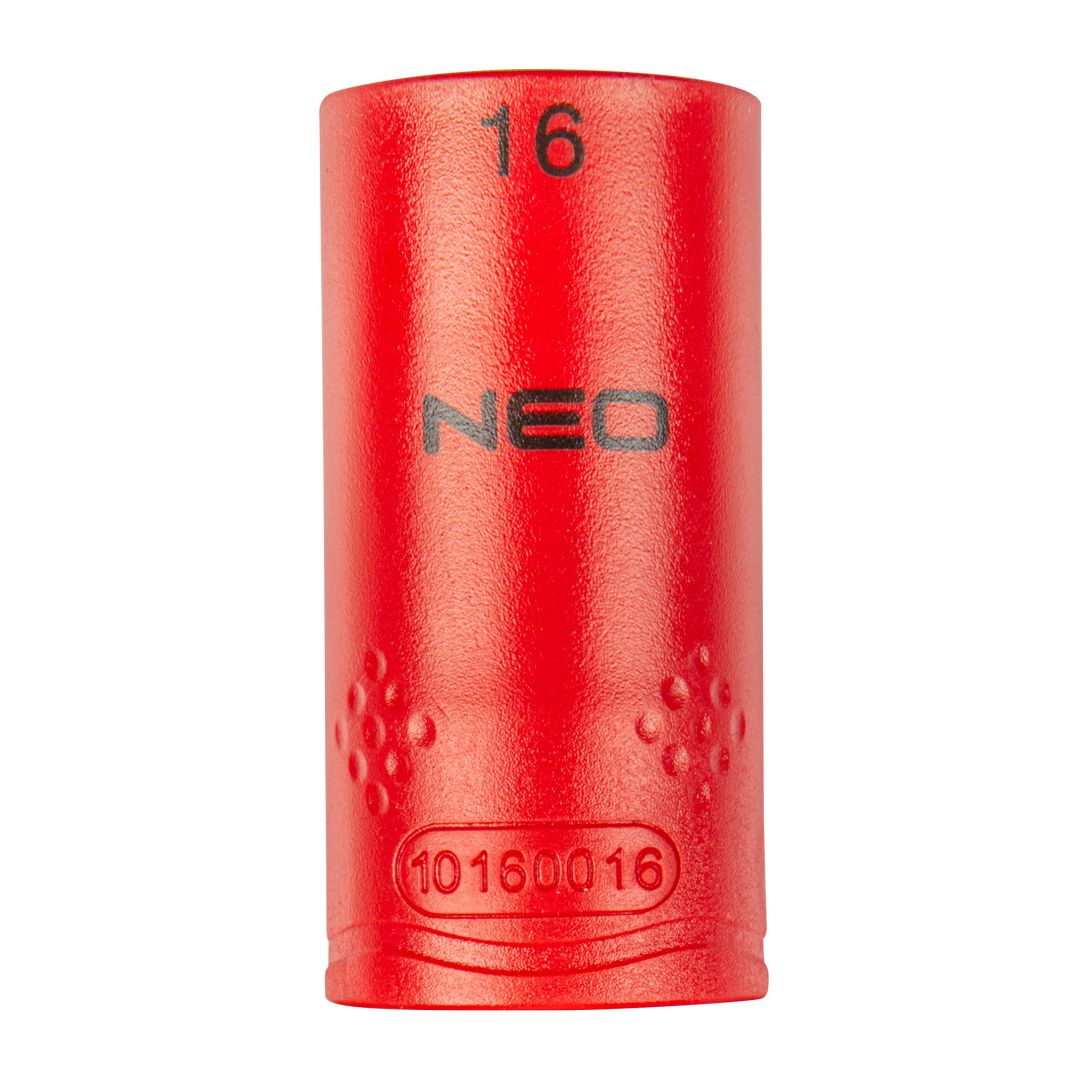 TOP-01-186--Nasadka sześciokątna rozmiar 1/2" 16 mm, certyfikat 1000V, stal CrV