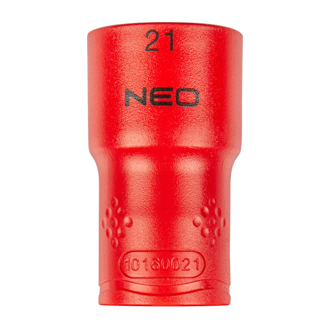 TOP-01-190--Nasadka sześciokątna rozmiar 1/2" 21 mm, certyfikat 1000V, stal CrV