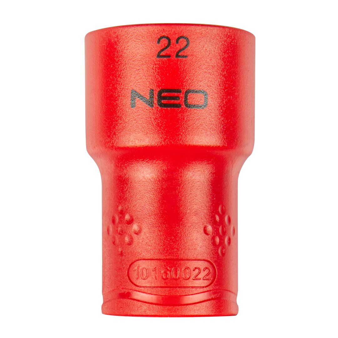 TOP-01-191--Nasadka sześciokątna rozmiar 1/2" 22 mm, certyfikat 1000V, stal CrV