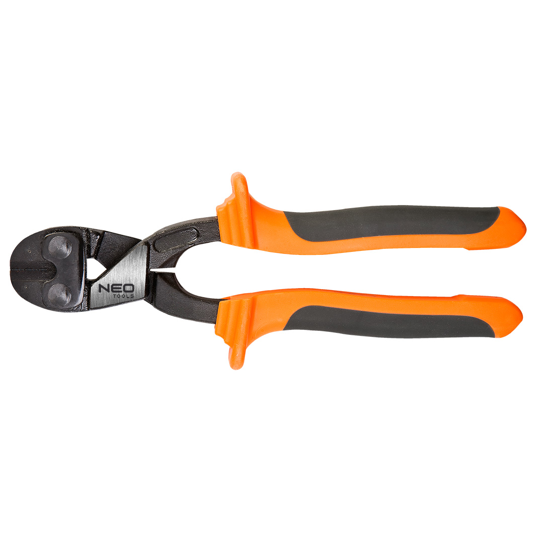 TOP-01-518--Obcinak do drutów 210 mm, stal CrV, drut max 5 mm, uchwyt dwumateriałowy, hartowane szczęki, TÜV