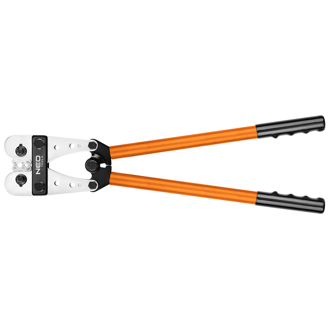 TOP-01-531--Szczypce do zaciskania końcówek zakres 10-120mm2 (8-4/0 AWG), długość 610mm, stal węglowa, ergonomiczny uchwyt