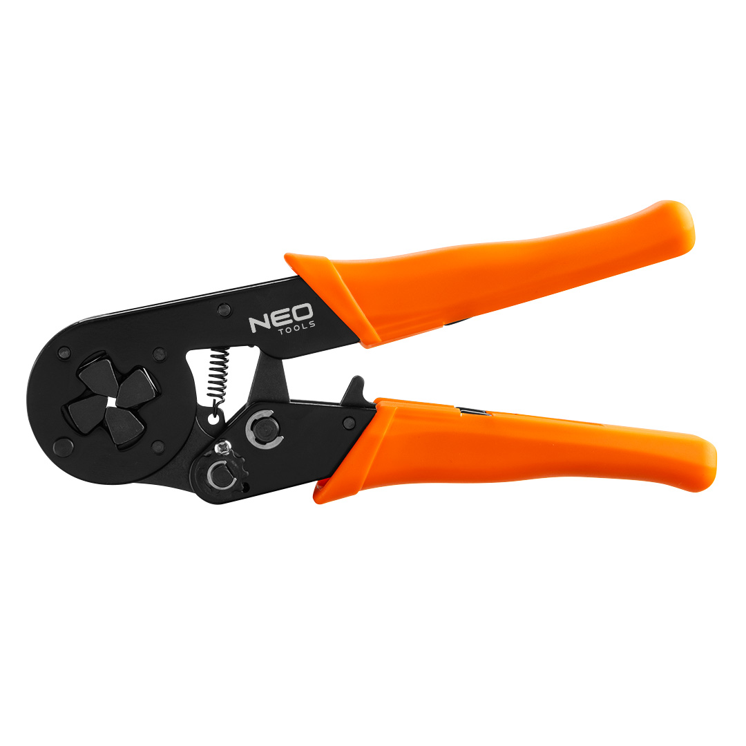 TOP-01-536--Zaciskarka końcówek tulejkowych, średnica tulejek: 6 - 16 mm2, 4 szczęki, uchwyty PVC, waga 0.52 kg, długość 210 mm