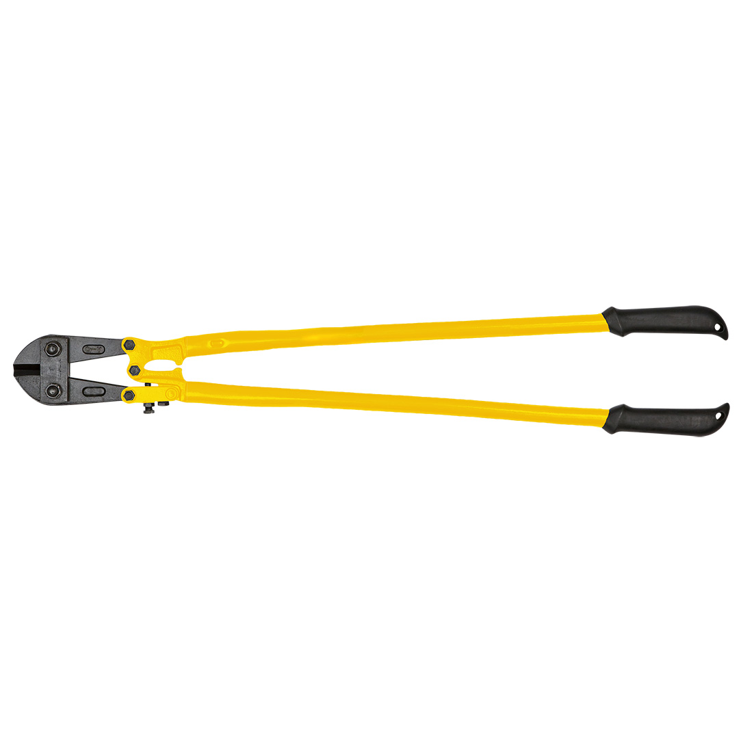 TOP-01A135--Nożyce do prętów 900 mm, drut do O 16 mm, plastikowe uchwyty, hartowane szczęki CrV, odkuwany przegub, regulacja zbieżności ostrzy