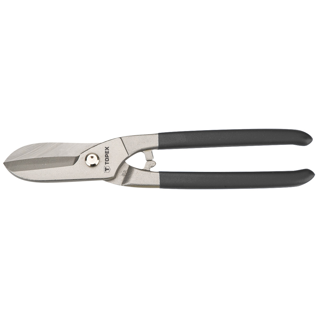 TOP-01A440--Nożyce do blachy 250 mm, nakładki gumowe na rękojeść, DIN6438