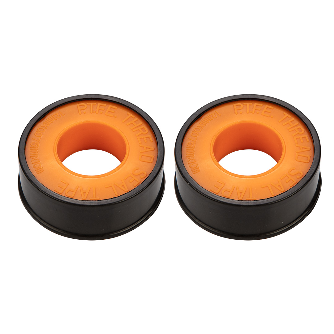 TOP-02-031--Taśmy uszczelniające do rur 10 m x 12 mm x 0.075 mm, PTFE, 2 szt.