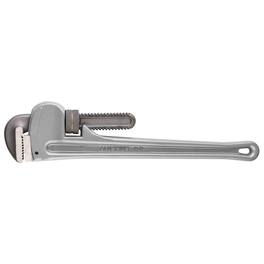 TOP-02-112--Klucz do rur stillson 600 mm, 24", szczęki odkuwane i szlifowane, szczęki ze stali stopowej, korpus ze stopu aluminium