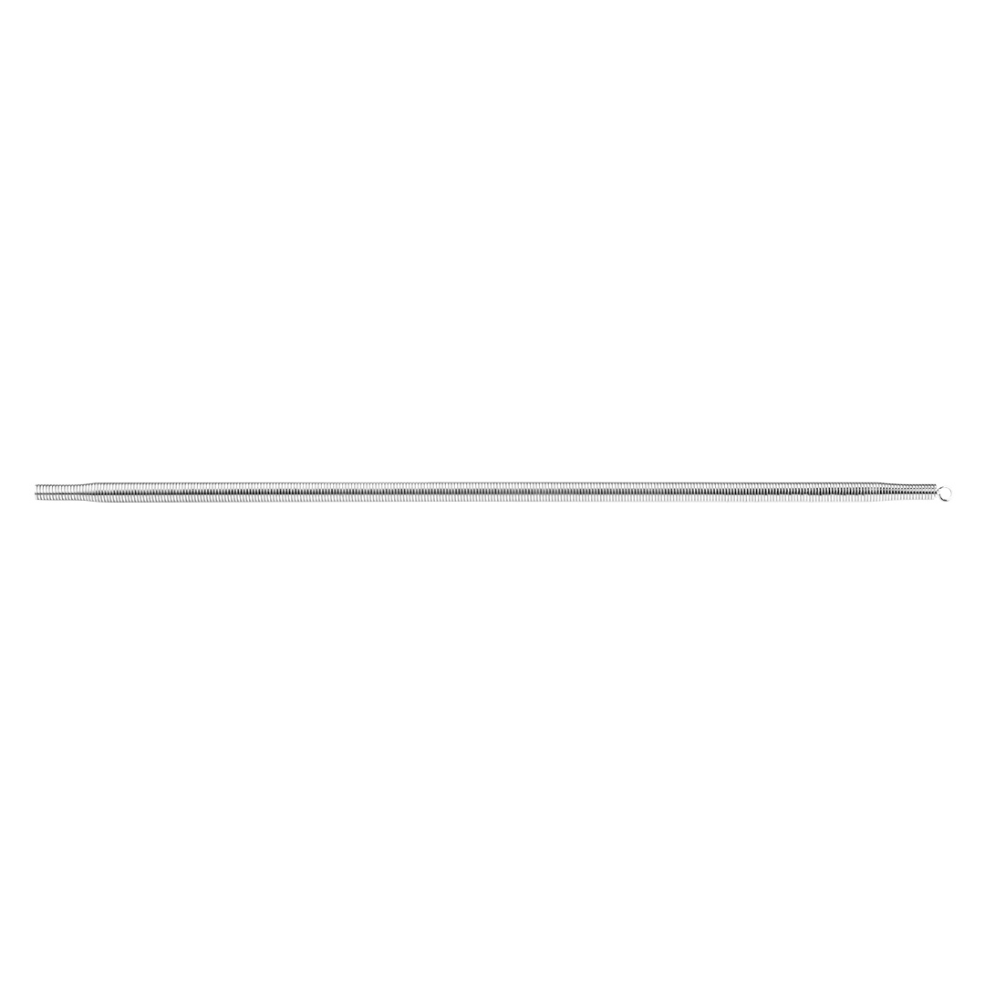 TOP-02-432--Sprężyna do gięcia rur PEX rozmiar szerokość 20 mm, długość 760 mm, średnica drutu 2.3 mm, powierzchnia ocynkowana, antykorozyjna, profil płaski, hak