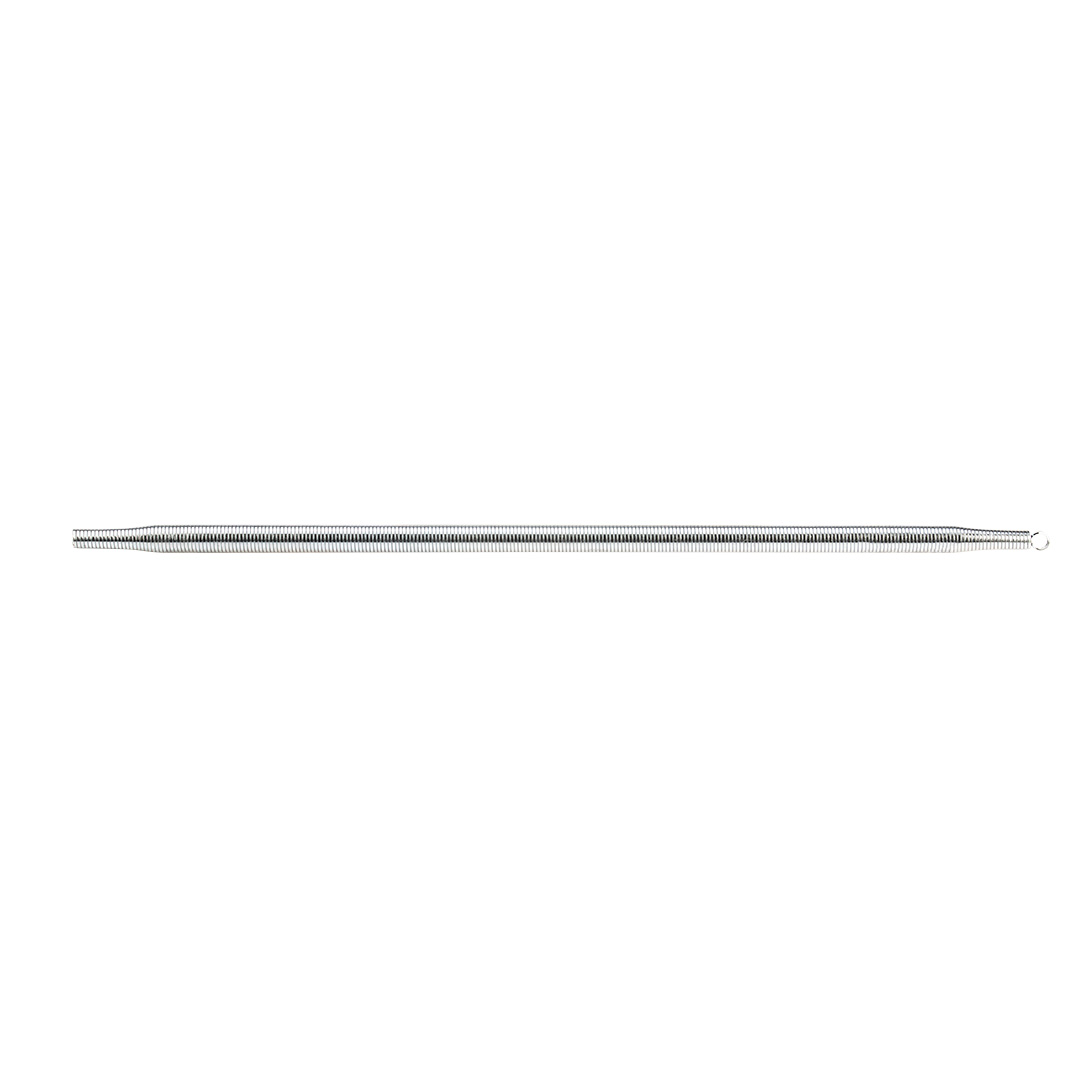 TOP-02-433--Sprężyna do gięcia rur PEX rozmiar szerokość 25 mm, długość 760 mm, średnica drutu 2.5 mm, powierzchnia ocynkowana, antykorozyjna, profil płaski, hak