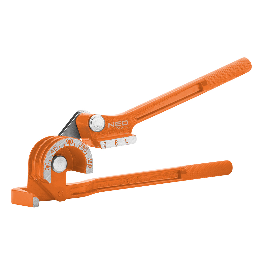 TOP-02-439--Giętarka do rur 3 w 1, rozmiary rur 66.3 mm; 1/4", 8mm; 5/16", 10mm; 3/8", zakres zgięcia 0-180 stopni, długość 270 mm, do rur z aluminium i miedzi, korpus ze stopu aluminium, podziałka stopnia zgięcia na głowicy, podziałka metody zgię