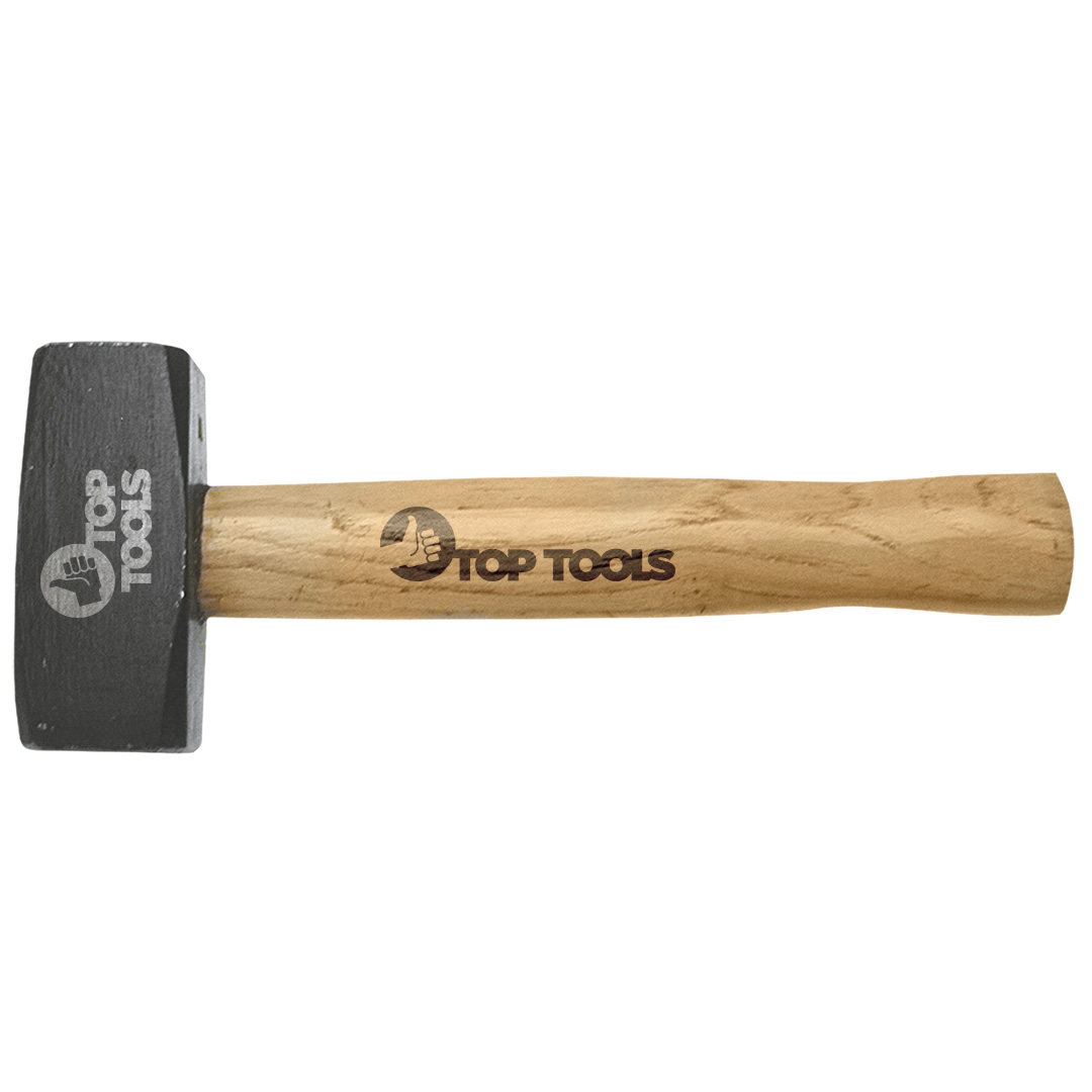 TOP-02A010--Młotek dwuobuchowy 1000 g, trzonek drewniany