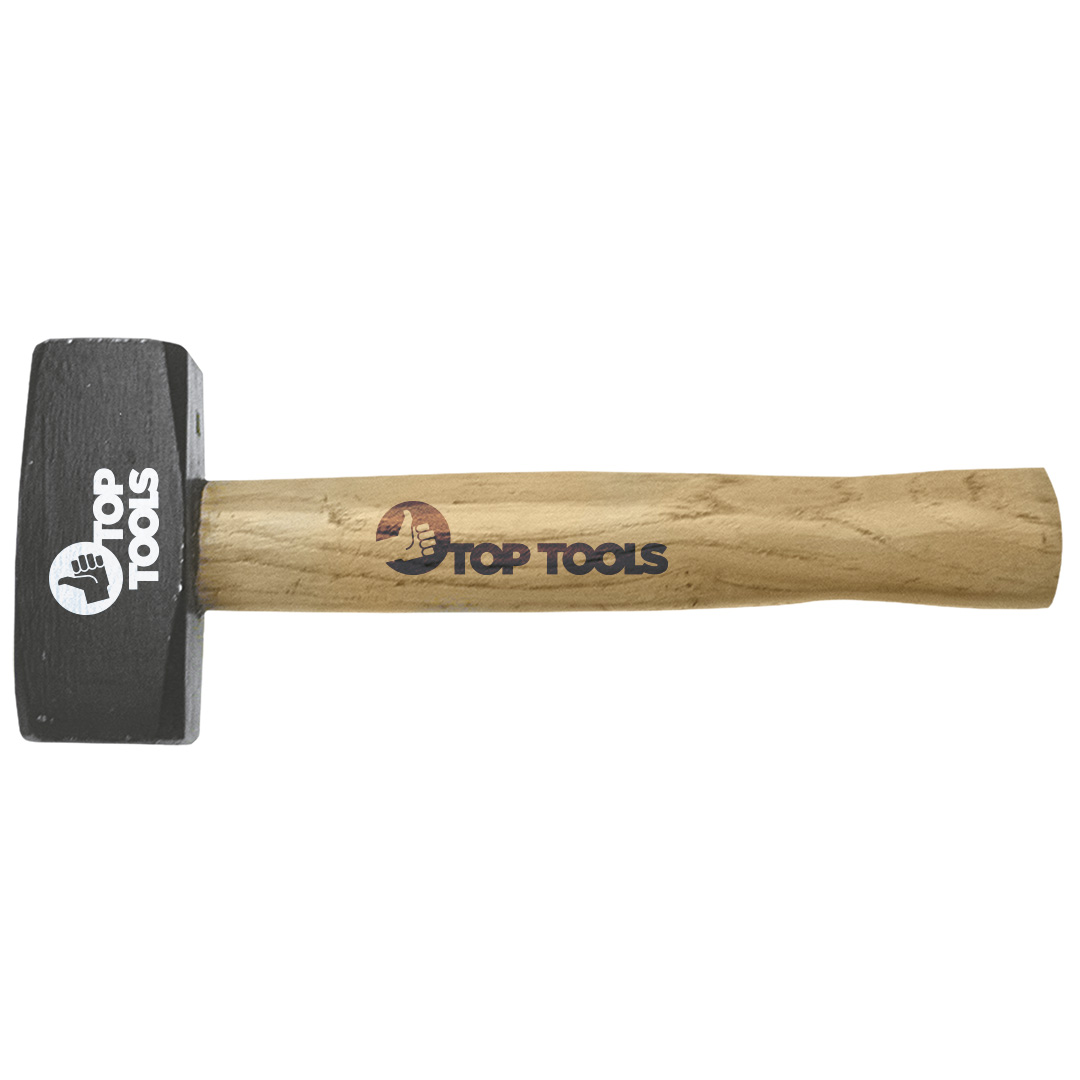 TOP-02A012--Młotek dwuobuchowy 1250 g, trzonek drewniany