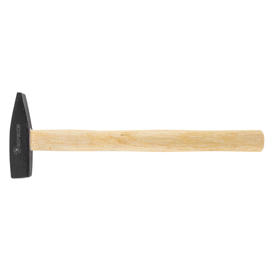 TOP-02A204--Młotek ślusarski 400 g, trzonek drewniany