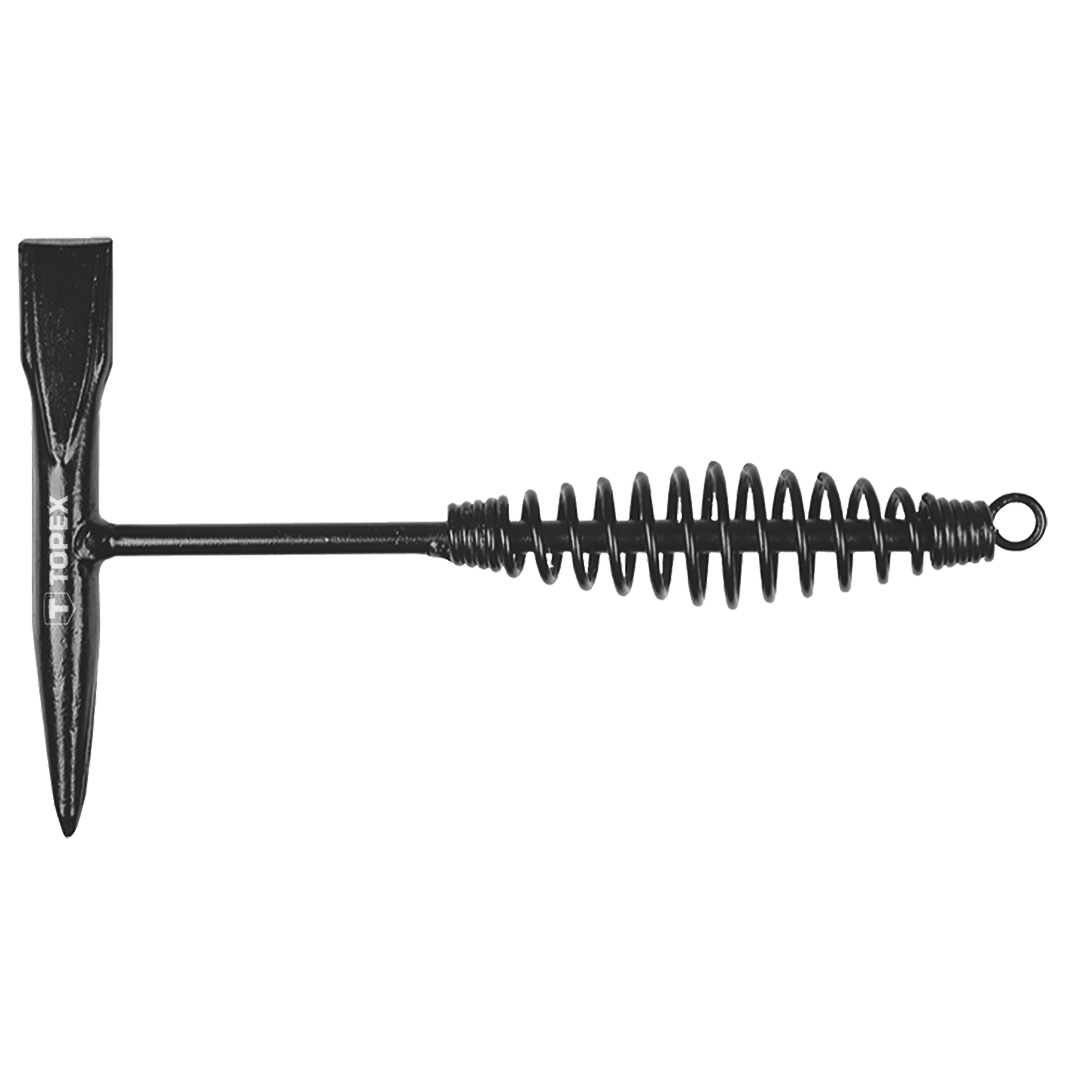 TOP-02A930--Młotek spawalniczy 300 g, trzonek metalowy, długość 280 mm