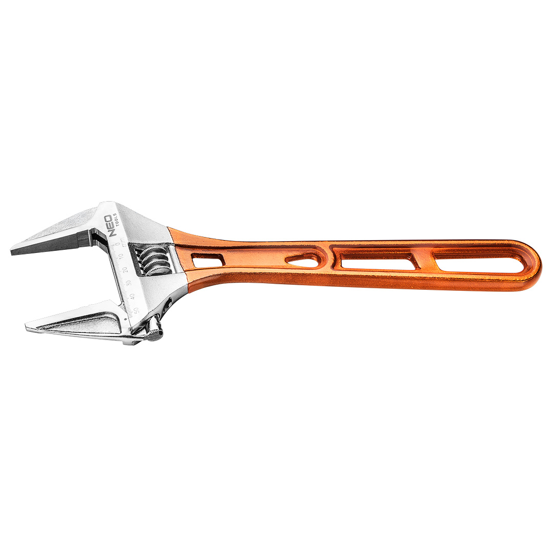 TOP-03-026--Klucz nastawny, stal CrV, zakres 0-53 mm, długość 306 mm, 25 lat gwarancji
