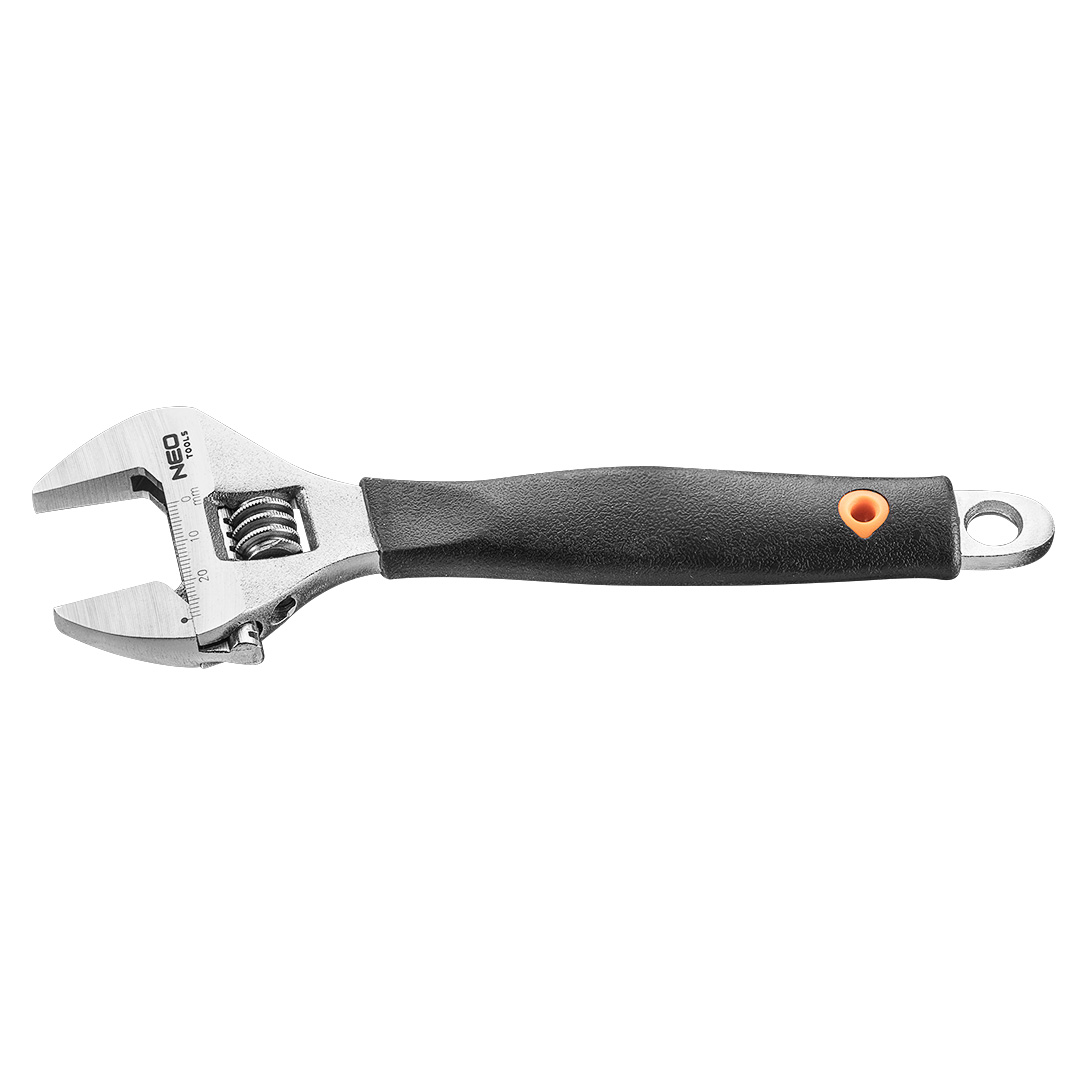 TOP-03-029--Klucz nastawny, stal CrV, zakres 0-32 mm, długość 250 mm, 25 lat gwarancji