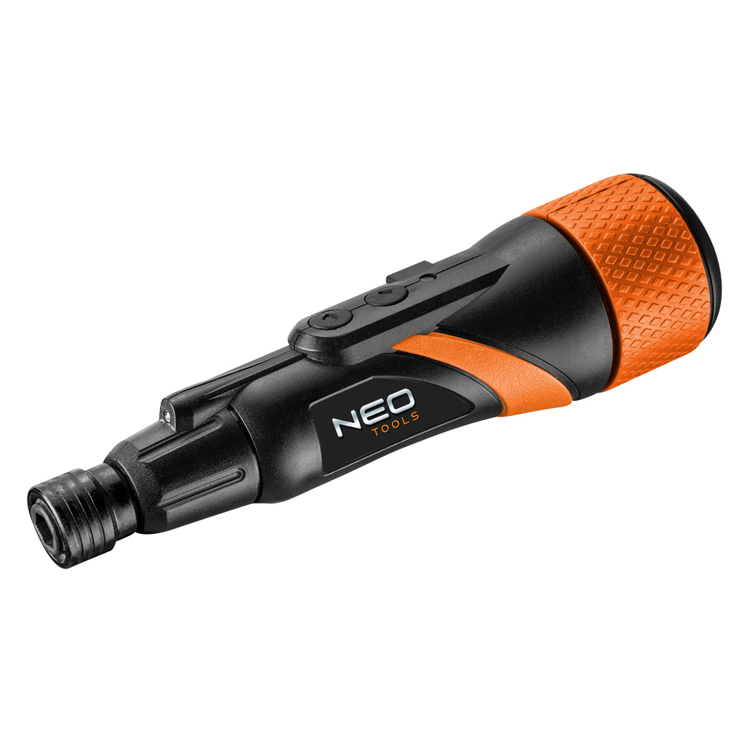 TOP-04-200--Wkrętak akumulatorowy micro-USB 3,6V, Li-Ion, obroty 280 min, uchwyt narzędziowy 6.35 mm (), max. moment obrotowy 2,1 Nm, masa 0,16 kg, akcesoria: końcówki wkrętakowe krótkie - 36 szt, końcówki wkrętakowe długie - 7 szt, adapter do końcówek, przewód 