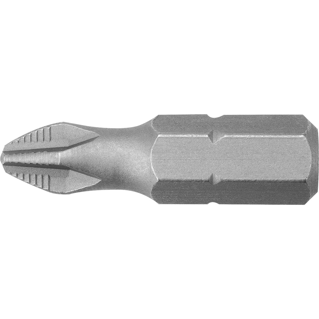 TOP-06-036--Końcówki wkrętakowe PH2 x 25 mm, ACR, 10 szt., 1/4", twardość 60 HRc, stal S2