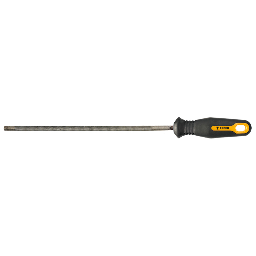 TOP-06A786--Pilnik do ostrzenia łańcuchów 200 x 4 mm, stal łożyskowa GCr15, uchwyt dwumateriałowy