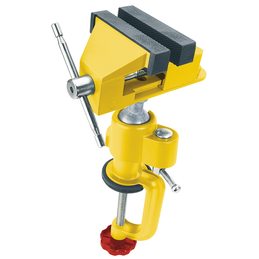 TOP-07A307--Imadło modelarskie 75 mm, aluminiowe, mocowanie do stołu na przegubie kulowym