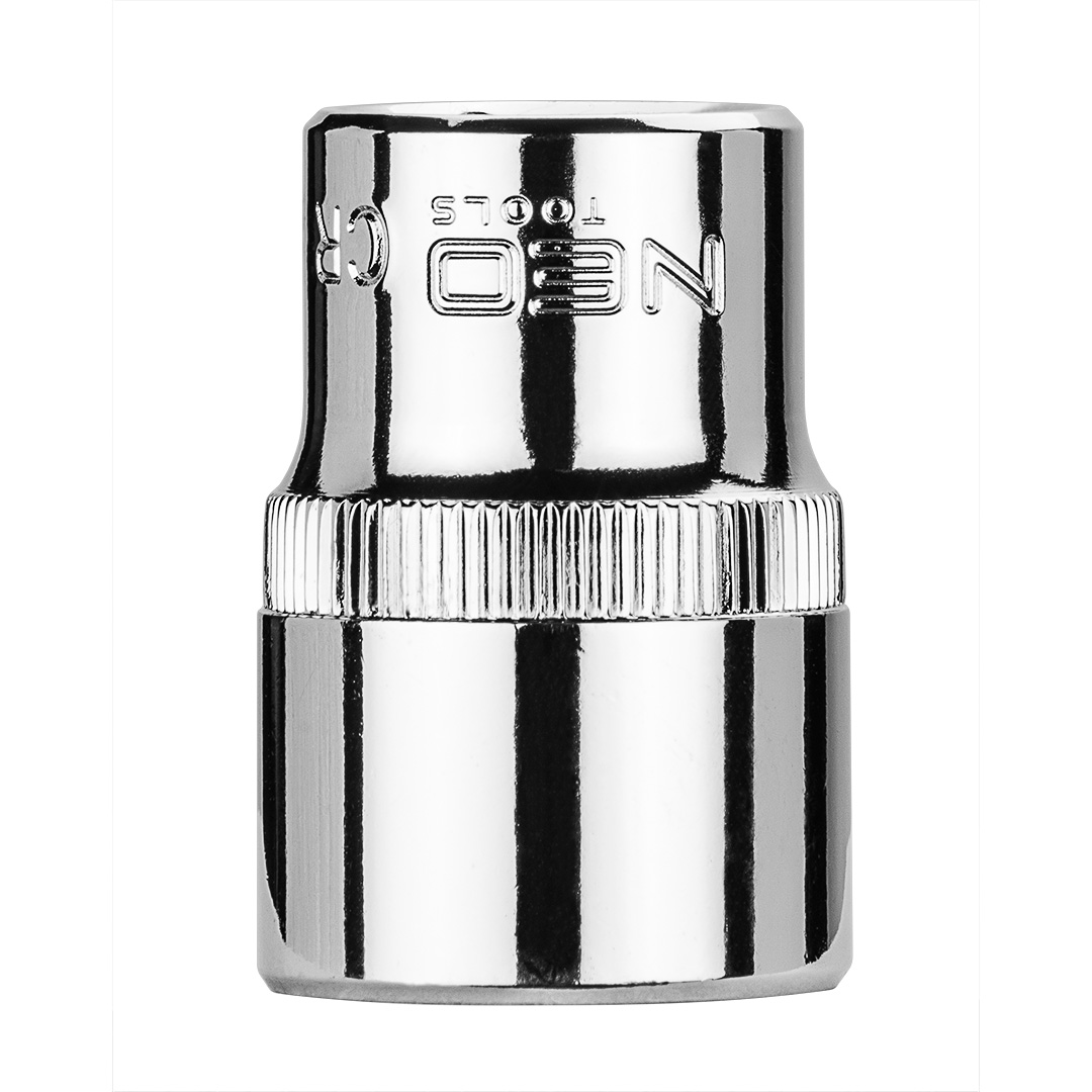 TOP-08-018--Nasadka sześciokątna 1/2", 18 mm, wykonano w technologii Superlock, stal CrV, DIN3124, certyfikat TÜV M+T, 25 lat gwarancji