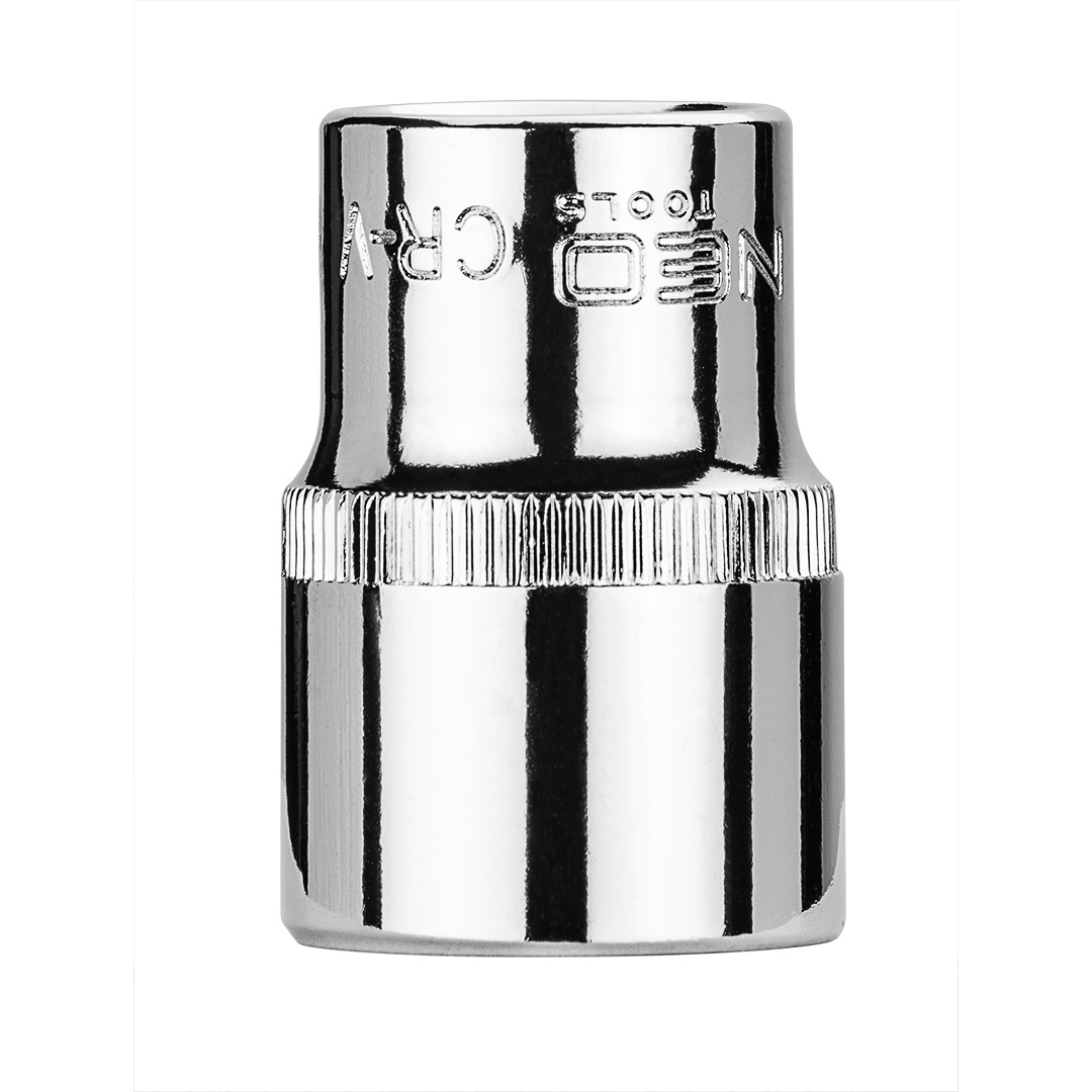 TOP-08-019--Nasadka sześciokątna 1/2", 19 mm, wykonano w technologii Superlock, stal CrV, DIN3124, certyfikat TÜV M+T, 25 lat gwarancji