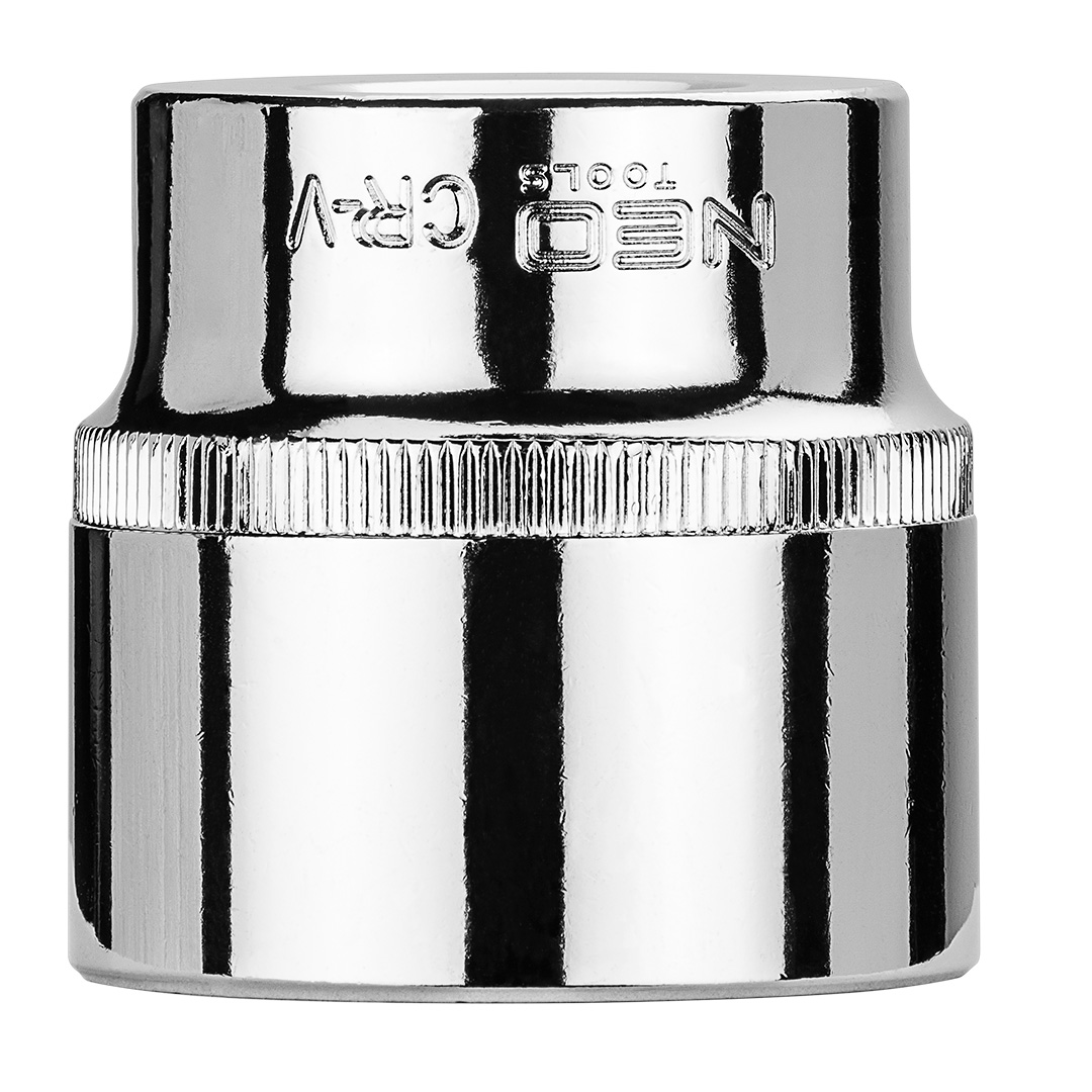 TOP-08-036--Nasadka sześciokątna 1/2", 36 mm, wykonano w technologii Superlock, stal CrV, DIN3124, certyfikat TÜV M+T, 25 lat gwarancji