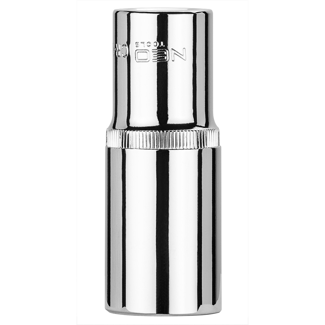 TOP-08-047--Nasadka sześciokątna długa 1/2", 22 mm, wykonano w technologii Superlock, stal CrV, DIN3124, certyfikat TÜV M+T, 25 lat gwarancji