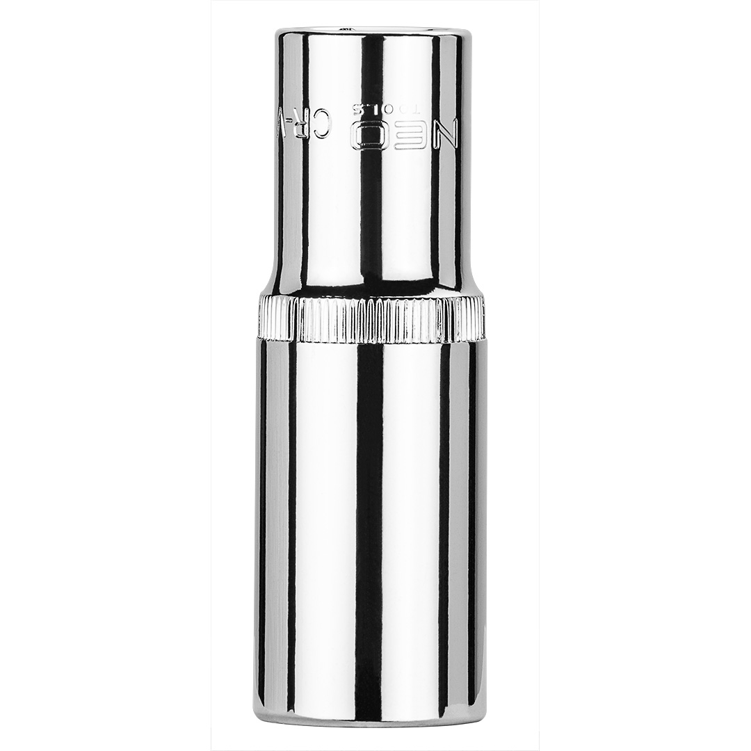 TOP-08-055--Nasadka sześciokątna długa 1/2", 18 mm, wykonano w technologii Superlock, stal CrV, DIN3124, certyfikat TÜV M+T, 25 lat gwarancji