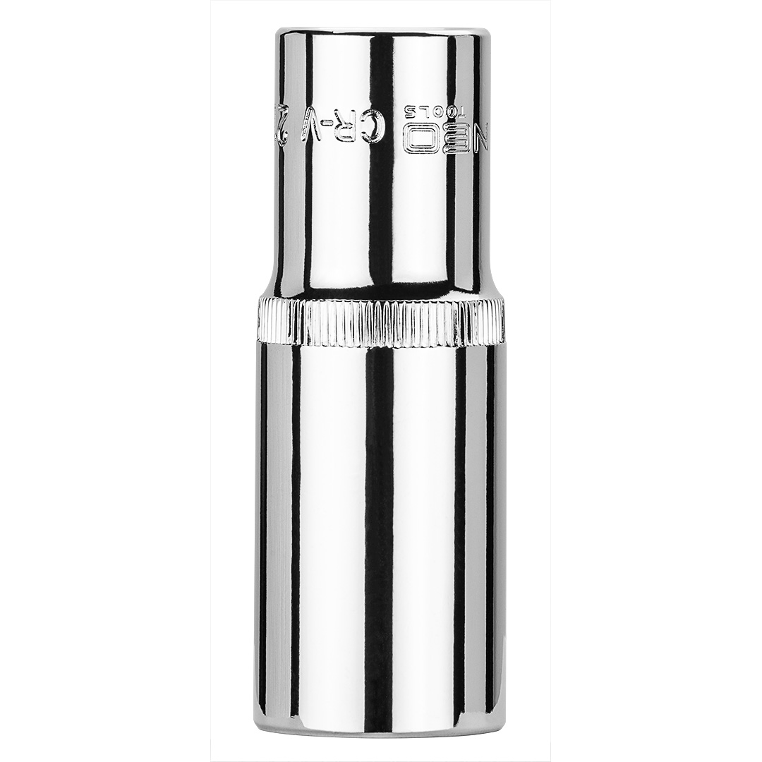 TOP-08-056--Nasadka sześciokątna długa 1/2", 21 mm, wykonano w technologii Superlock, stal CrV, DIN3124, certyfikat TÜV M+T, 25 lat gwarancji