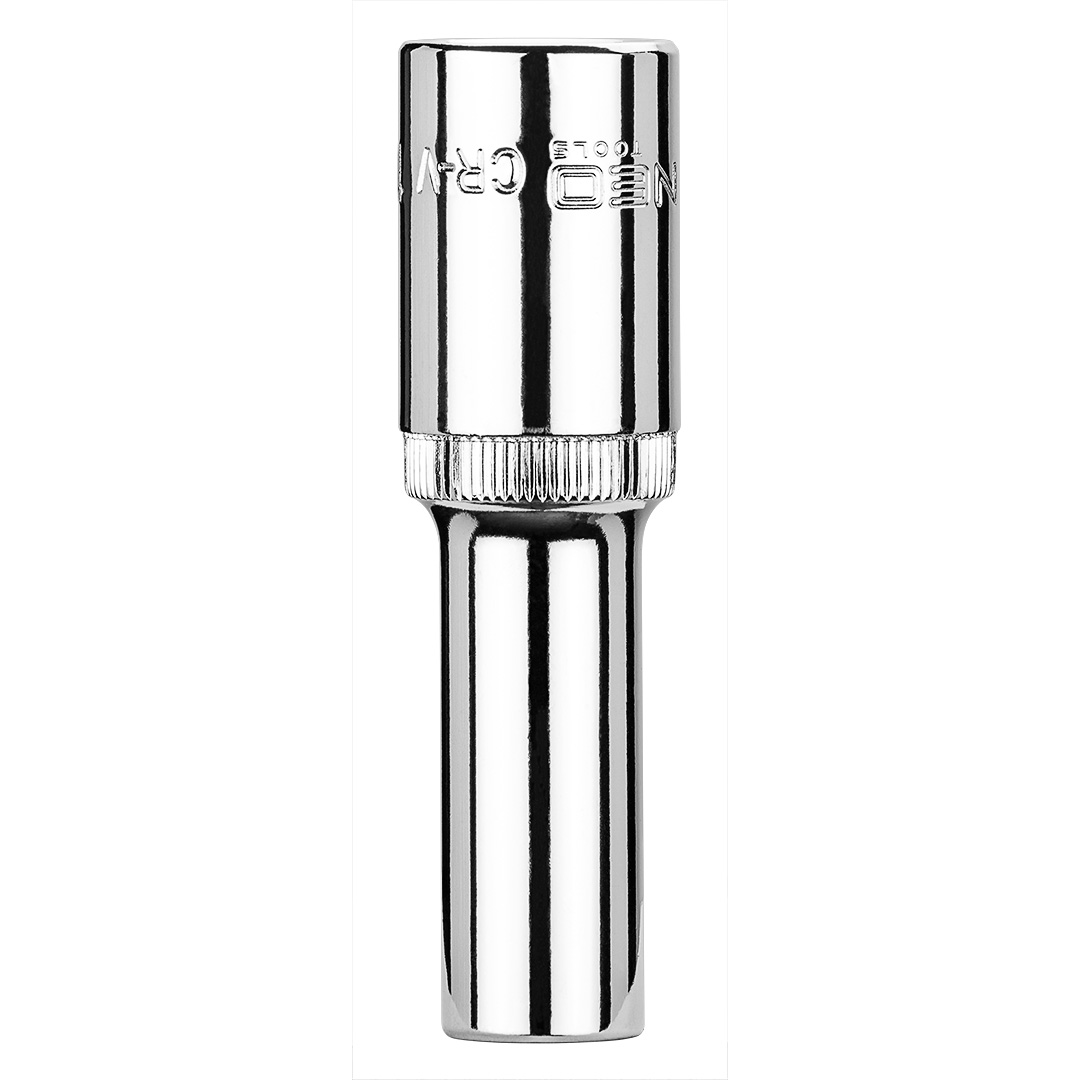 TOP-08-070--Nasadka dwunastokątna długa 1/2", 10 mm, wykonano w technologii Superlock, stal CrV, DIN3124, certyfikat TÜV M+T, 25 lat gwarancji
