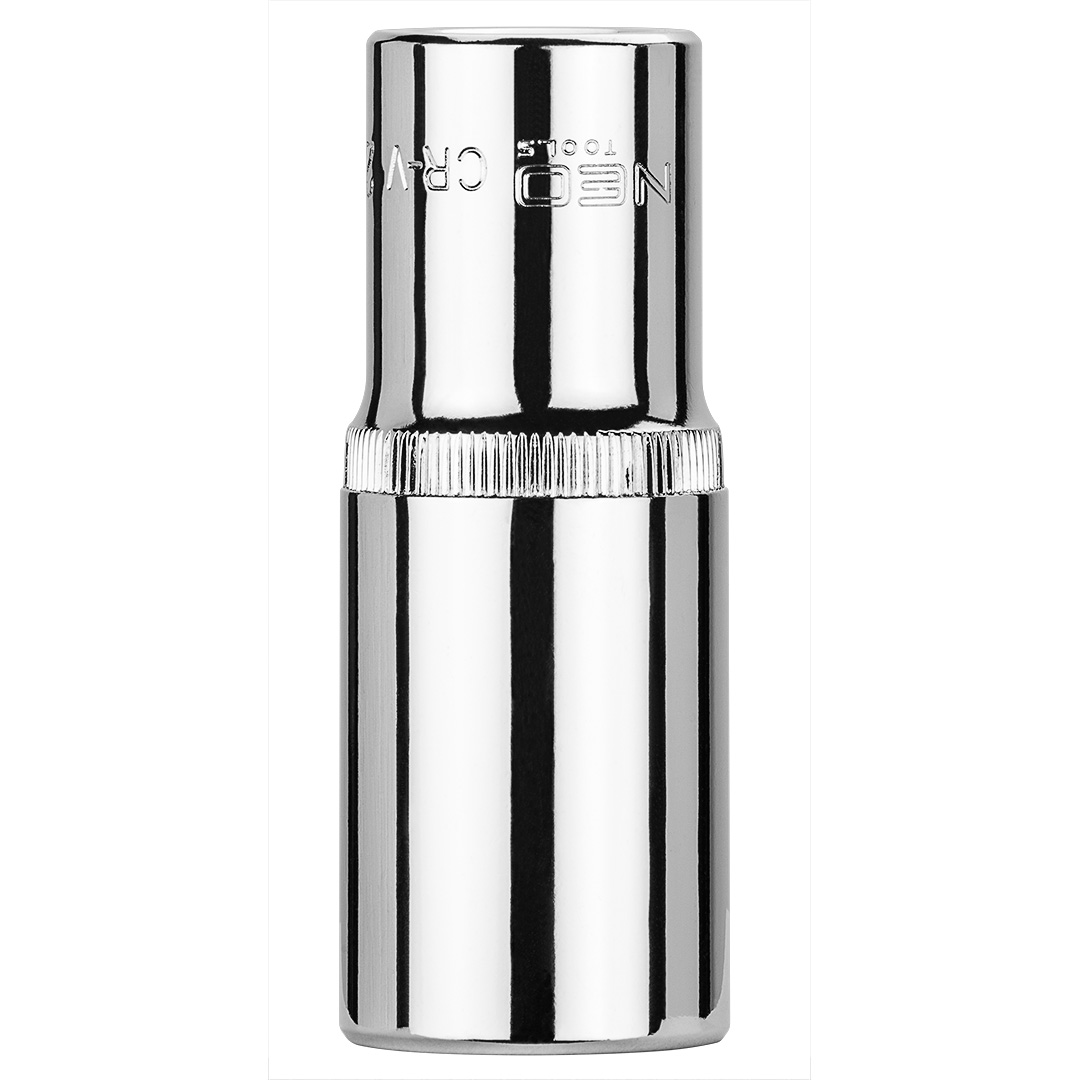 TOP-08-081--Nasadka dwunastokątna długa 1/2", 22 mm, wykonano w technologii Superlock, stal CrV, DIN3124, certyfikat TÜV M+T, 25 lat gwarancji