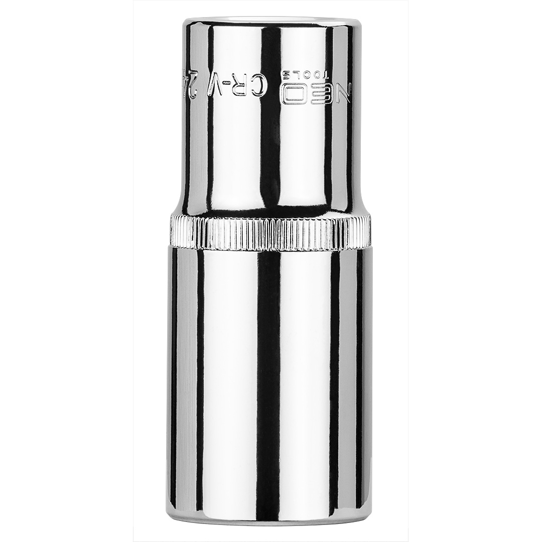 TOP-08-082--Nasadka dwunastokątna długa 1/2", 24 mm, wykonano w technologii Superlock, stal CrV, DIN3124, certyfikat TÜV M+T, 25 lat gwarancji