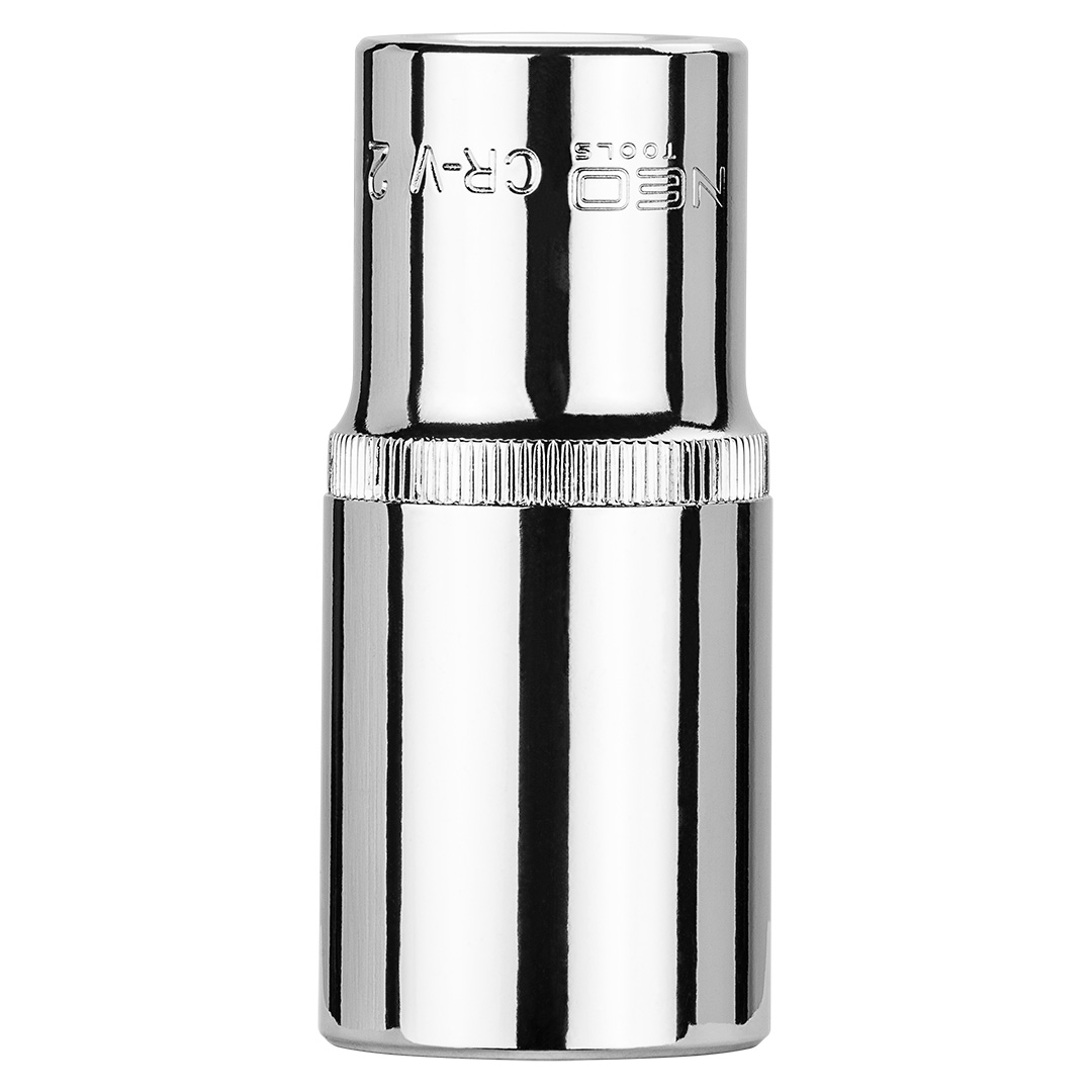 TOP-08-083--Nasadka dwunastokątna długa 1/2", 27 mm, wykonano w technologii Superlock, stal CrV, DIN3124, certyfikat TÜV M+T, 25 lat gwarancji