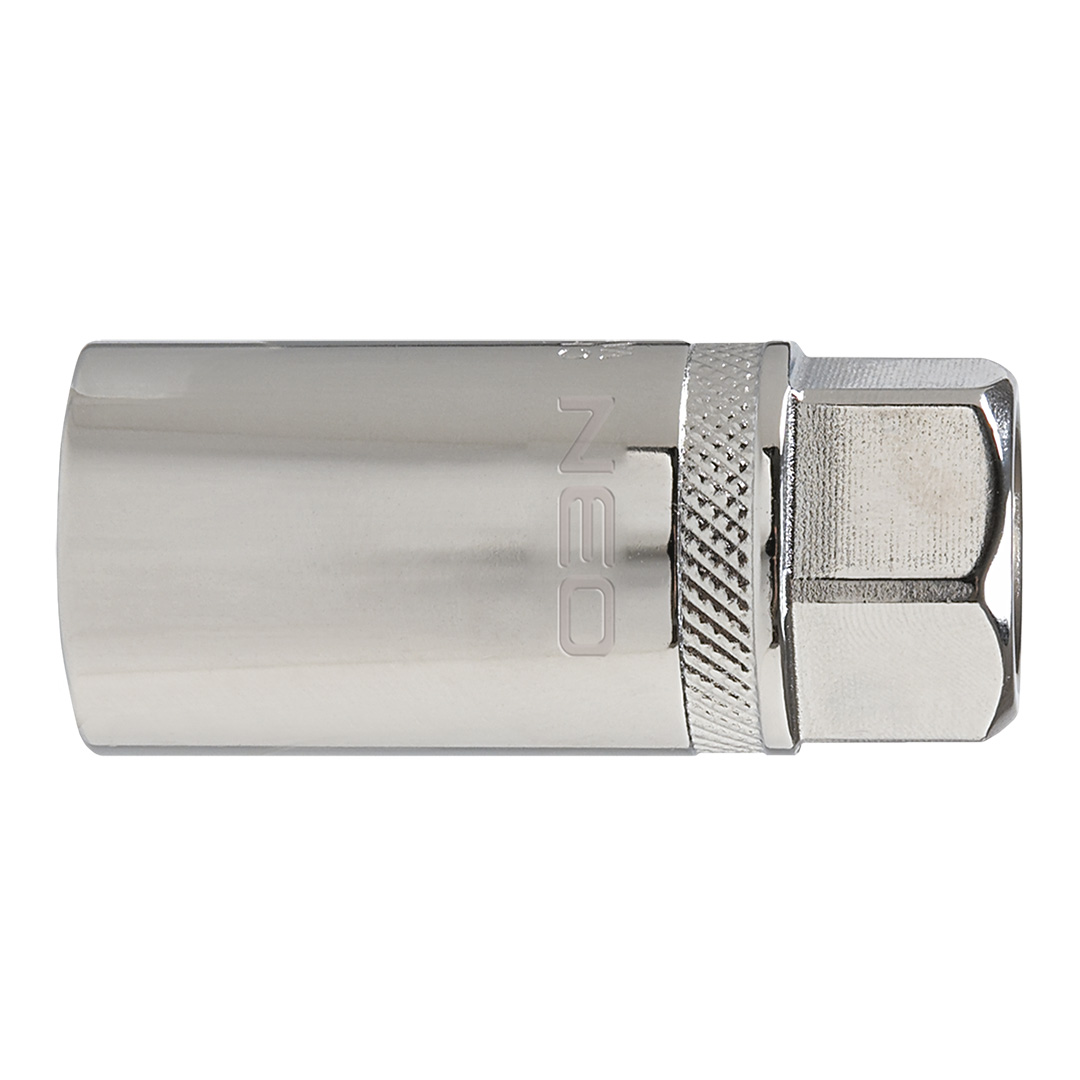 TOP-08-091--Nasadka do świec 1/2", 21 mm, magnetyczna, stal CrV, certyfikat TÜV M+T, 25 lat gwarancji